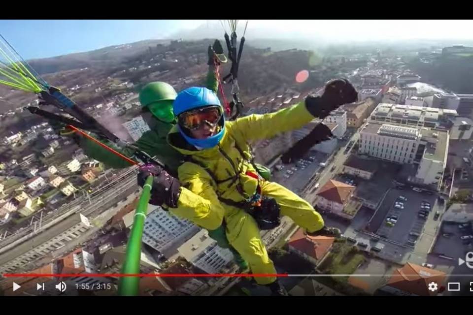 Il Rabadan dal parapendio: che spettacolo!