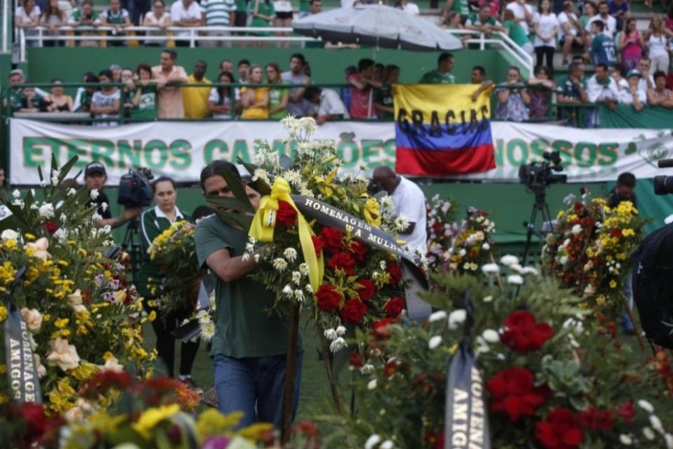 Forte commozione allo stadio della Chapecoense