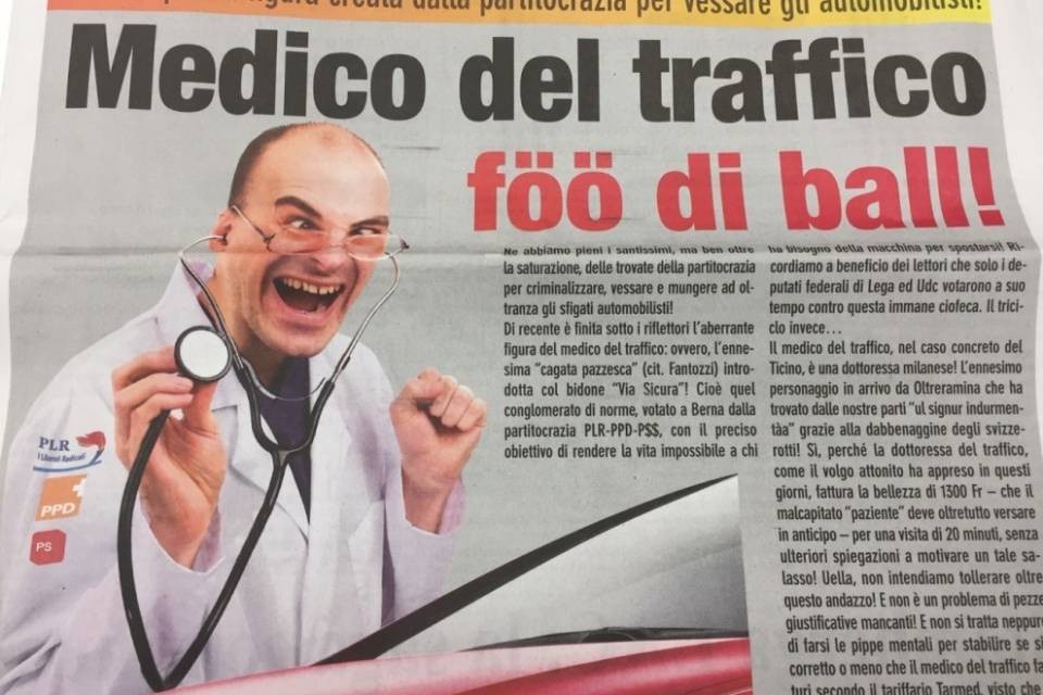 In arrivo una mozione per 'cancellare' il Medico del traffico