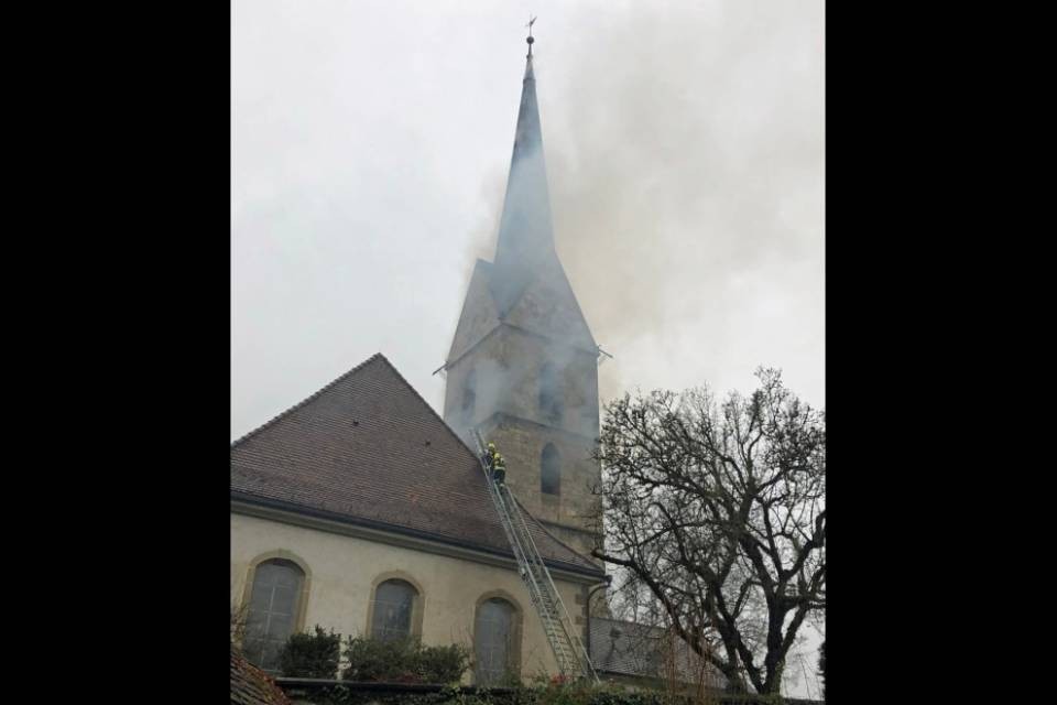Danni per oltre un milione per la chiesa di Herzogenbuchsee