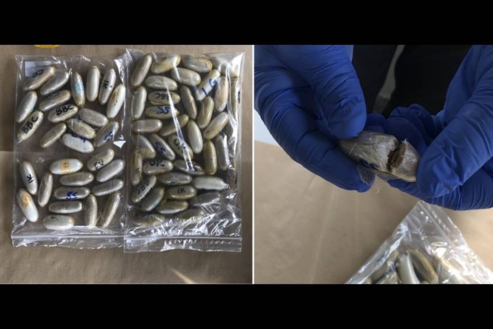 80 ovuli nel corpo, arrestato corriere della droga a Chiasso