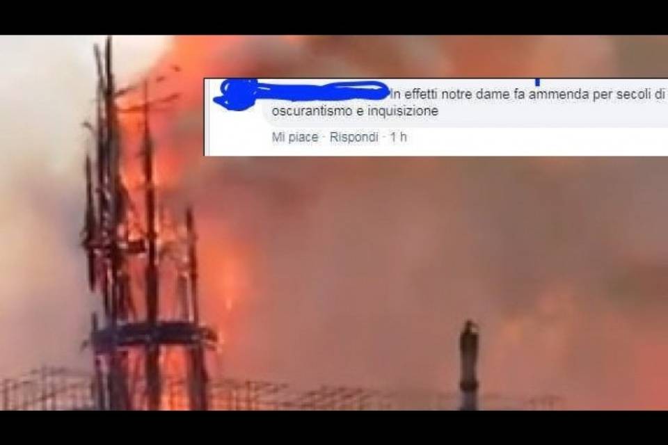 Post del candidato scatena la bufera: "Notre-Dame fa ammenda per l'inquisizione"