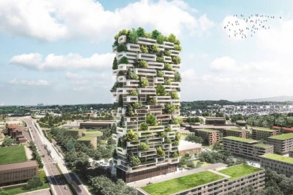 Un bosco verticale in Svizzera