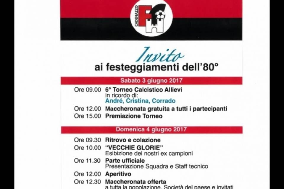 L'FC Cadenazzo ricorda le vittime di Marrakech