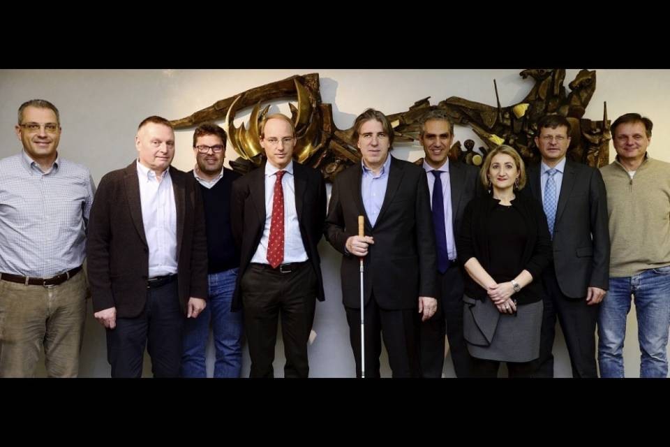 Manuele Bertoli visita la redazione del Corriere del Ticino
