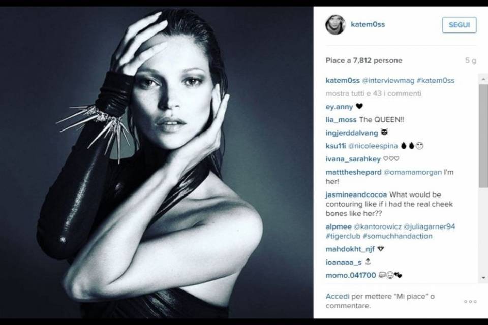Incidente sulle Alpi per Kate Moss