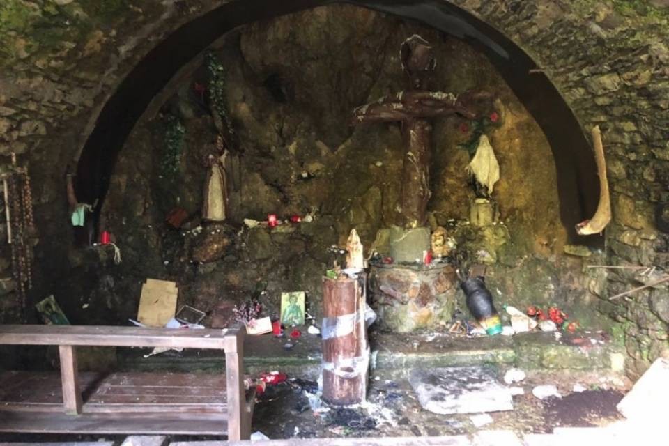 Devastata la Cappella Padre Pio di Pregassona