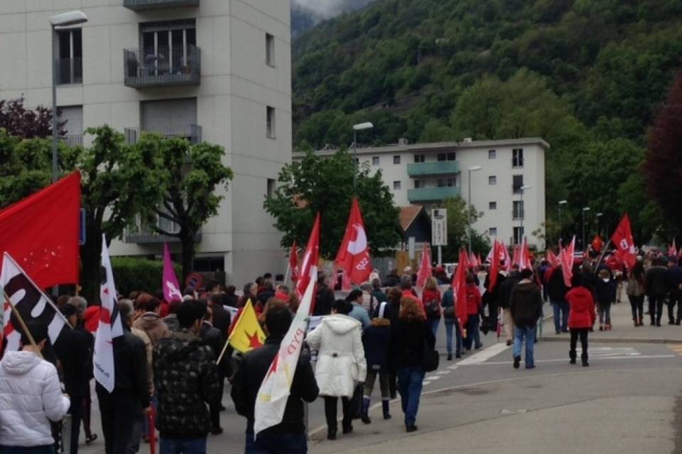 Festa del lavoro: 50 manifestazioni in Svizzera