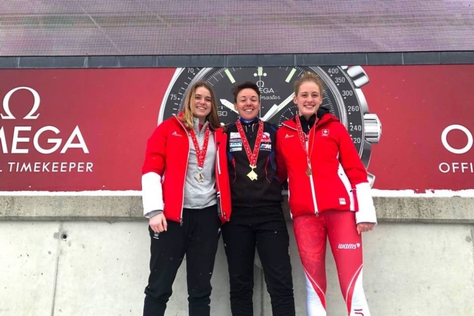 Medaglia d'oro ai nazionali femminili di monobob