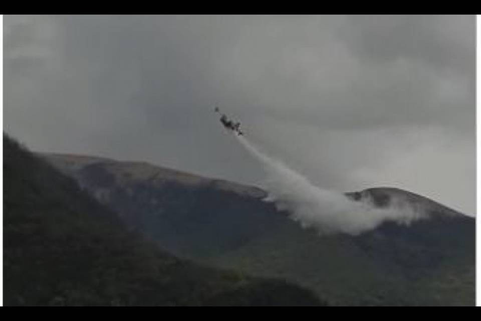 Incendio a Dumenza: il video di un lettore