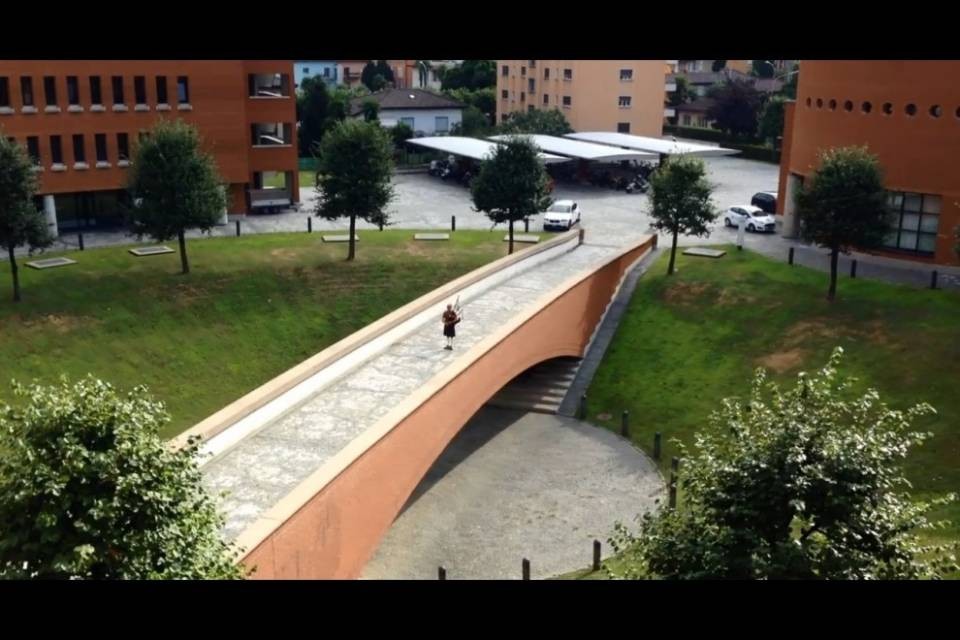 Uomo in kilt anche a Bellinzona