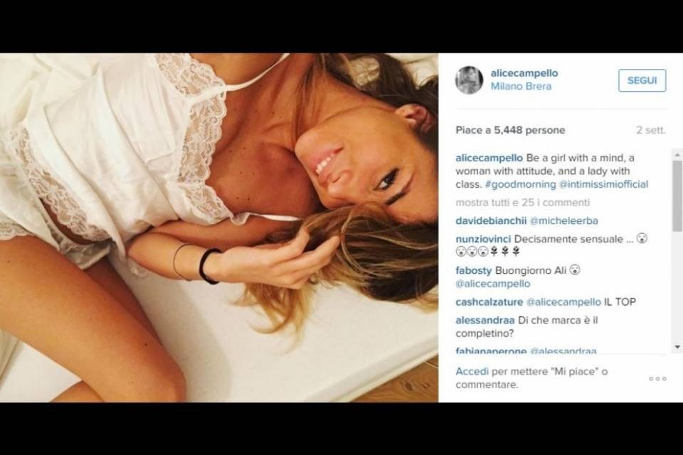 Alice, la top model che ha conquistato Morata
