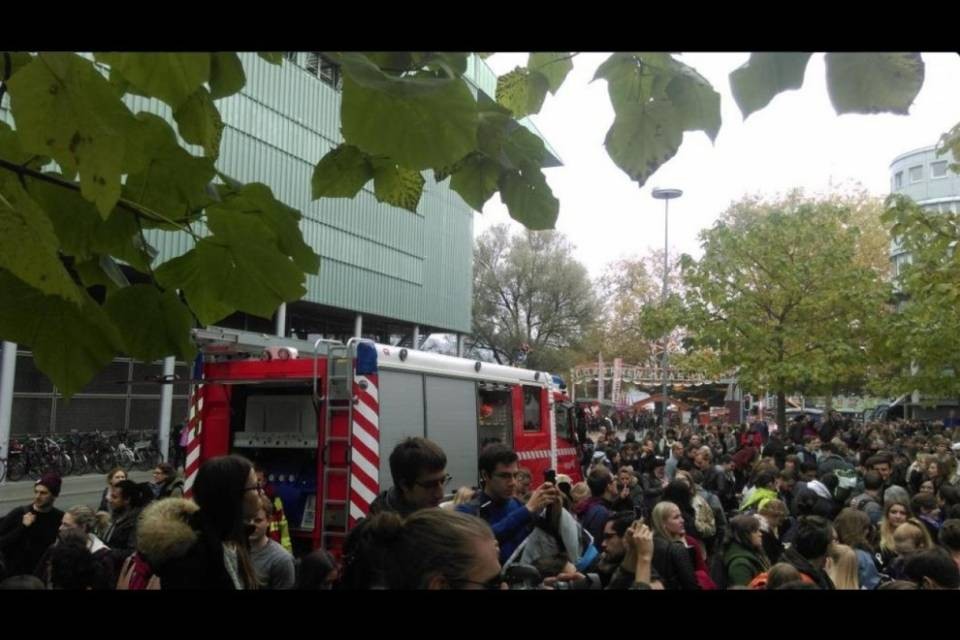Fiamme all'Università di Lucerna