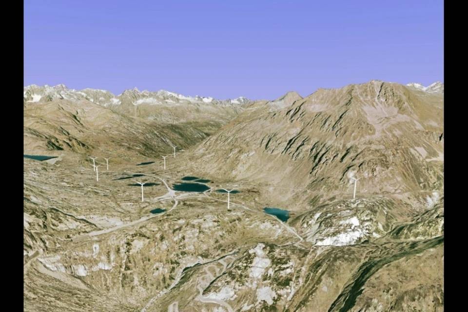 Parco eolico del Gottardo, è opposizione