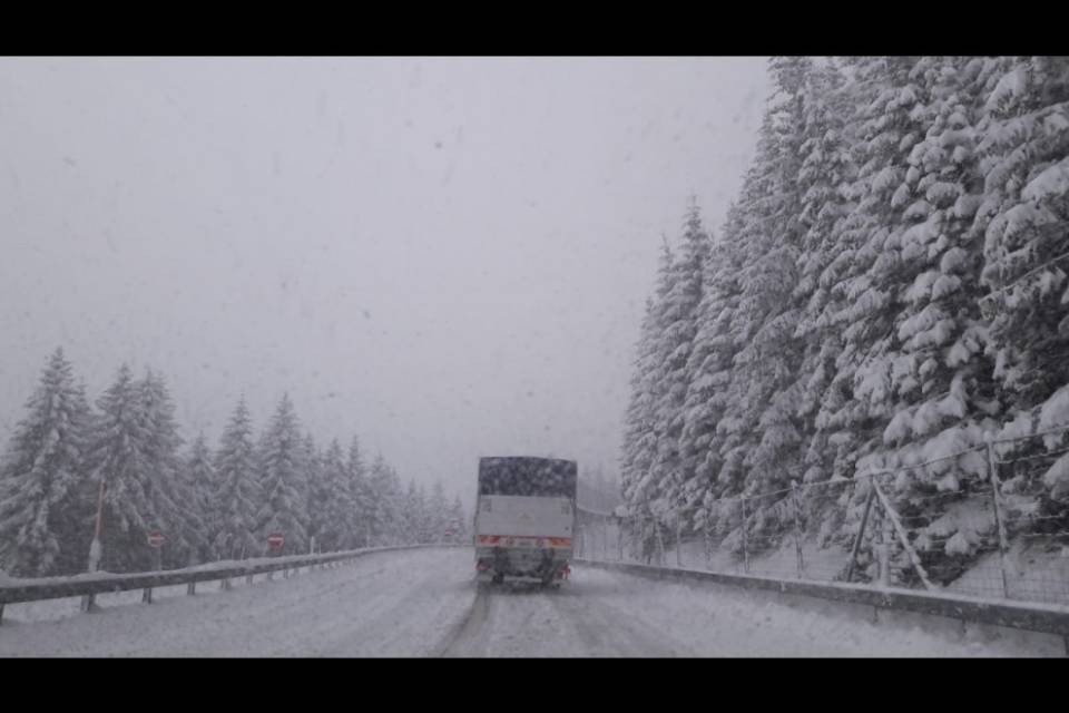 Neve, chiuso il San Gottardo