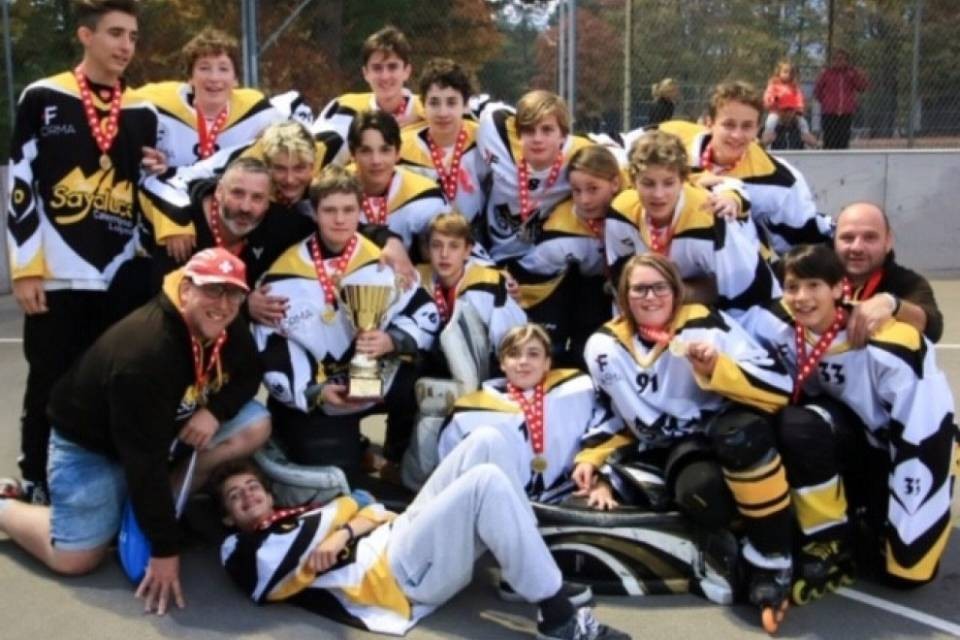 Sayaluca Cadempino, campioni svizzeri di skater hockey