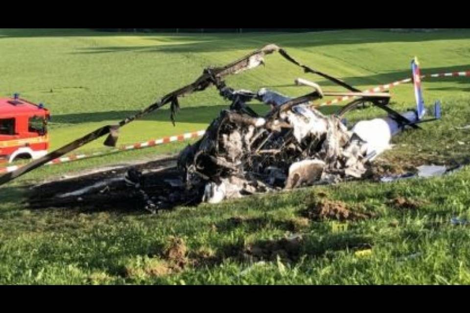 Precipita un elicottero ad Herisau, morto un 59enne