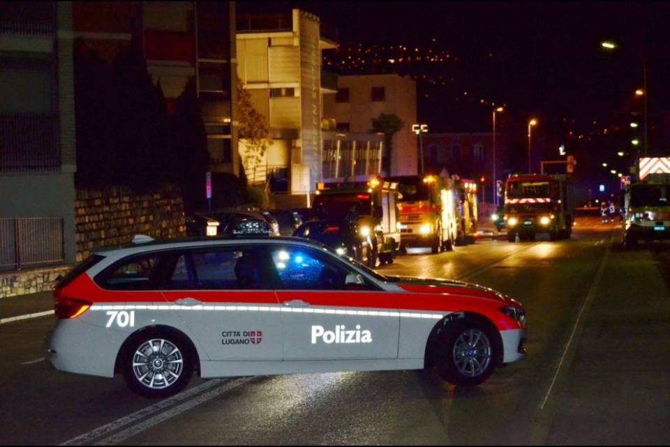 Fiamme a Massagno, "è stato un piromane"