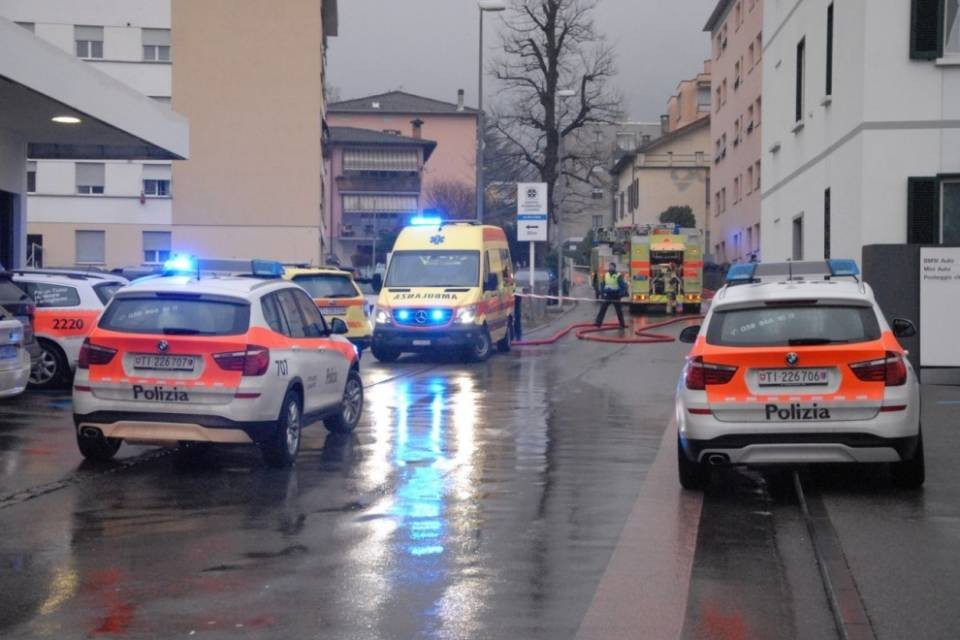 Incendio a Viganello