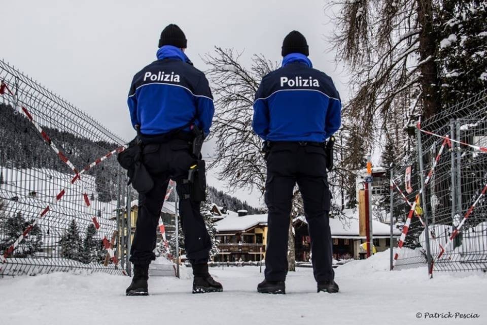 La Polizia ticinese presente al WEF