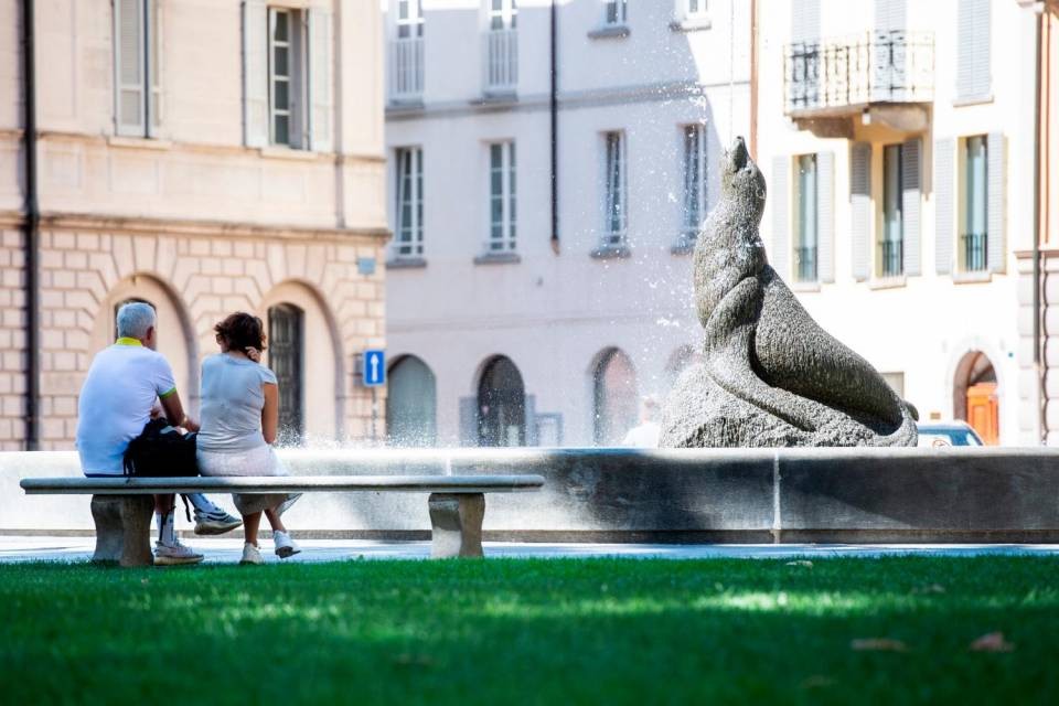 Piazza Governo. Foto CdT/Gabriele Putzu