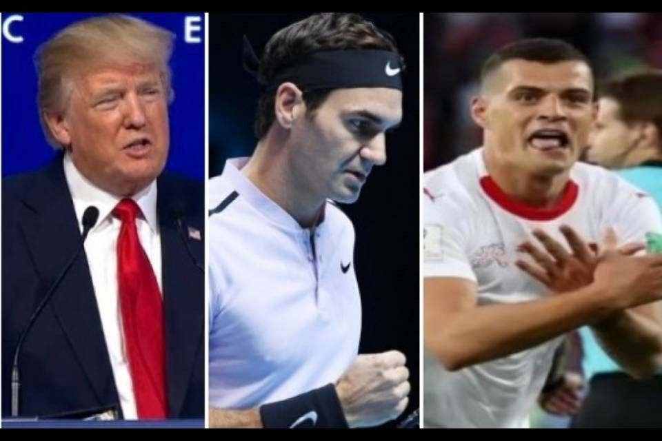 Trump, Federer e doppia aquila hanno plasmato l’immagine della Svizzera