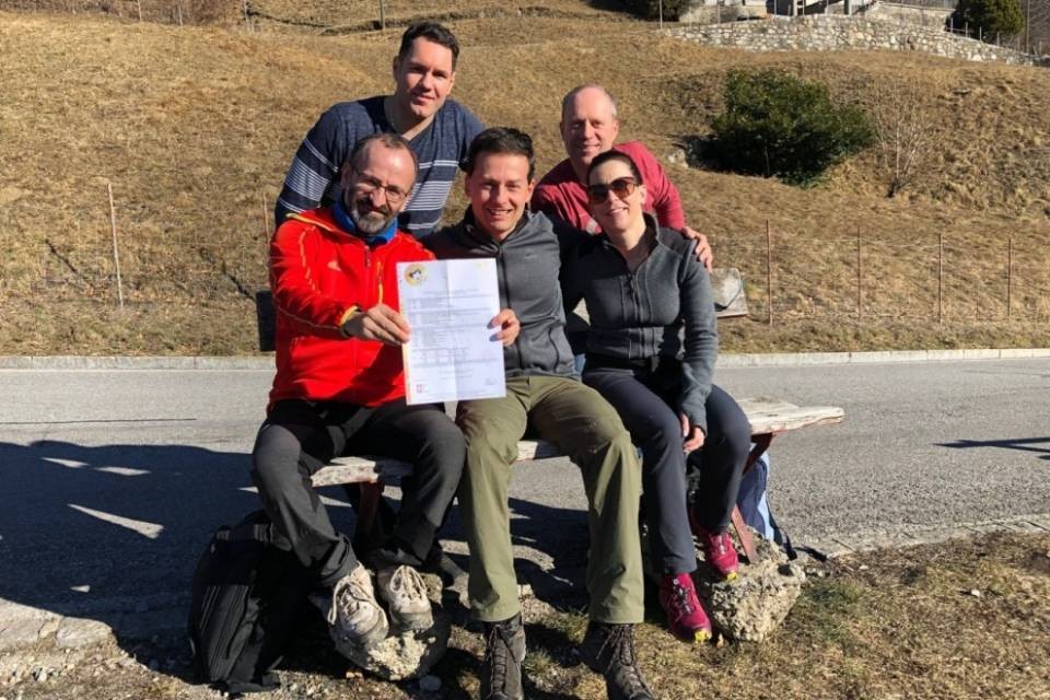 Il ‘cammino elettorale” di Elia Frapolli arriva in Valcolla
