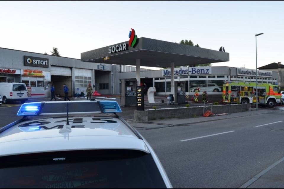 Principio d'incendio a Mendrisio