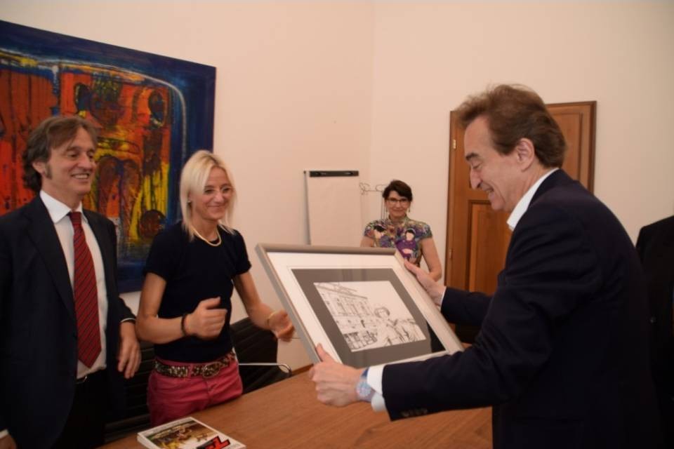 Un Tex 'rosa' per Marco Borradori