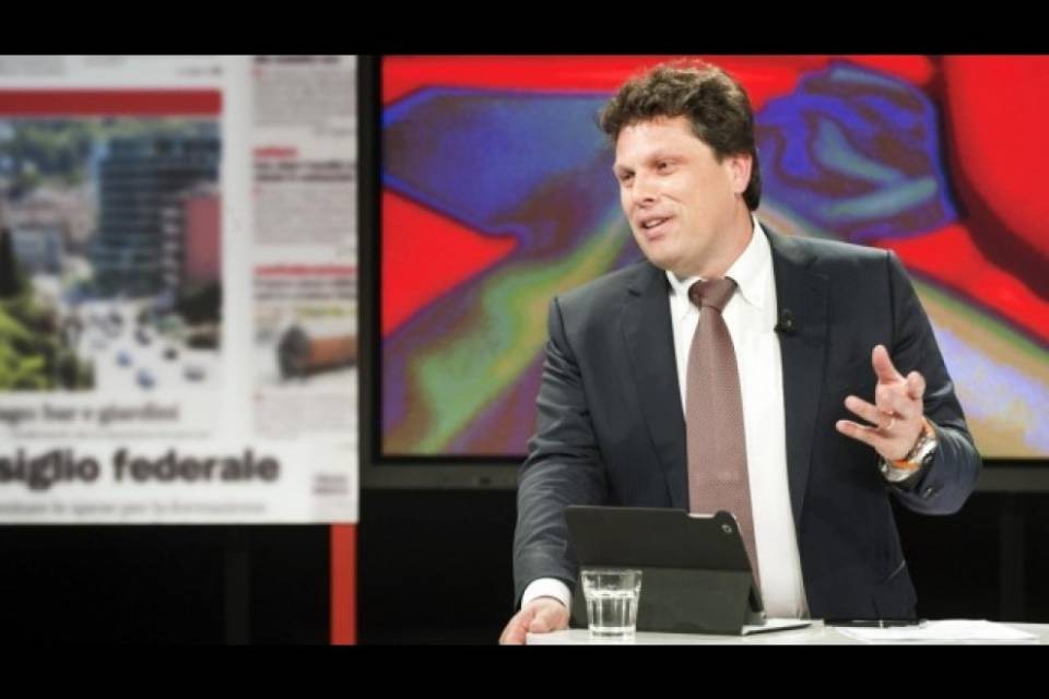 Gobbi e i protagonisti in diretta