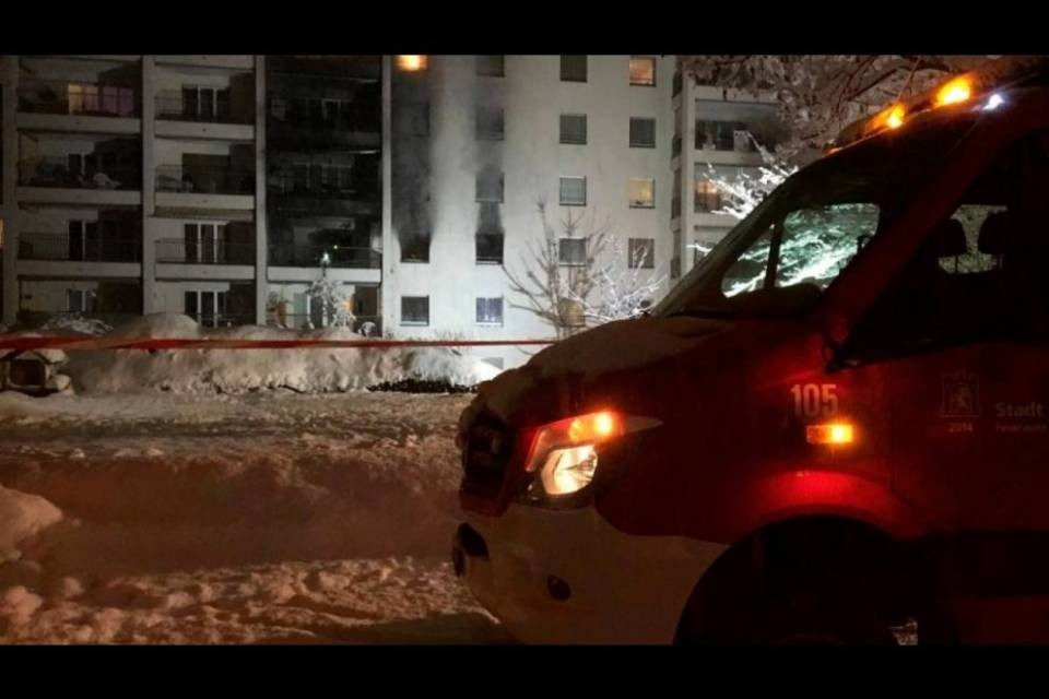 Tre morti a Coira, l'incendio è doloso