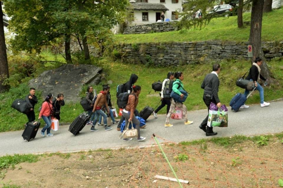 Quasi 35mila entrate illegali in Svizzera