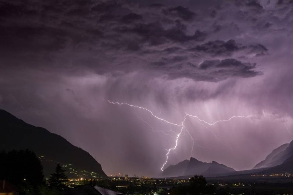 Temporali e grandine in Svizzera