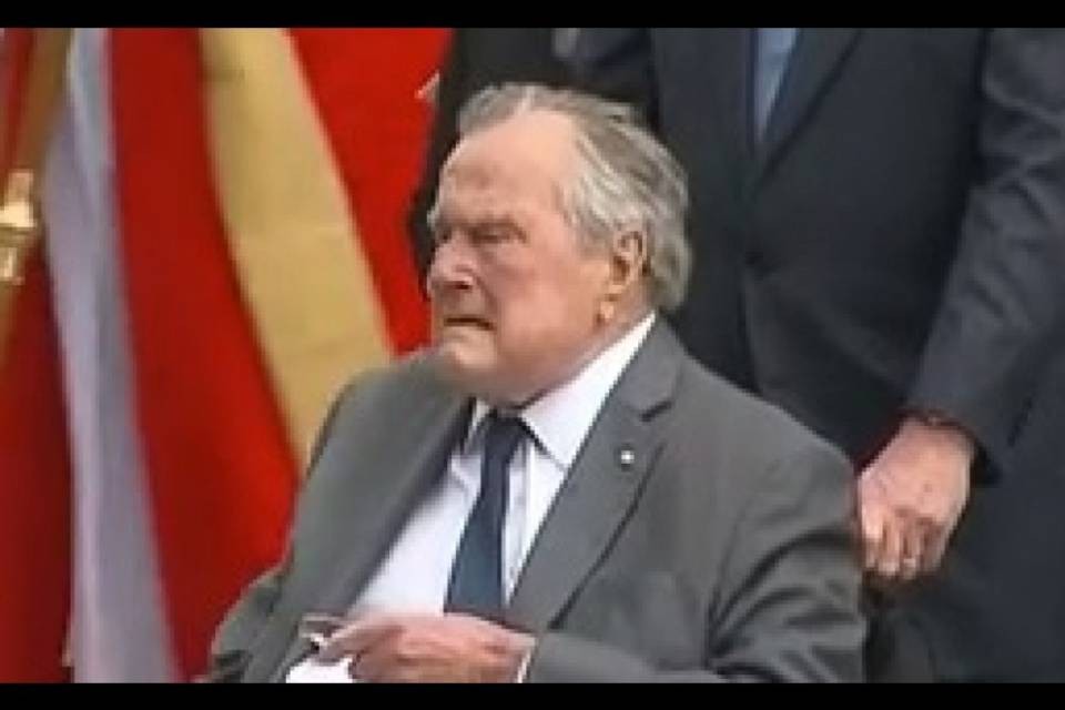 George H.Bush in ospedale