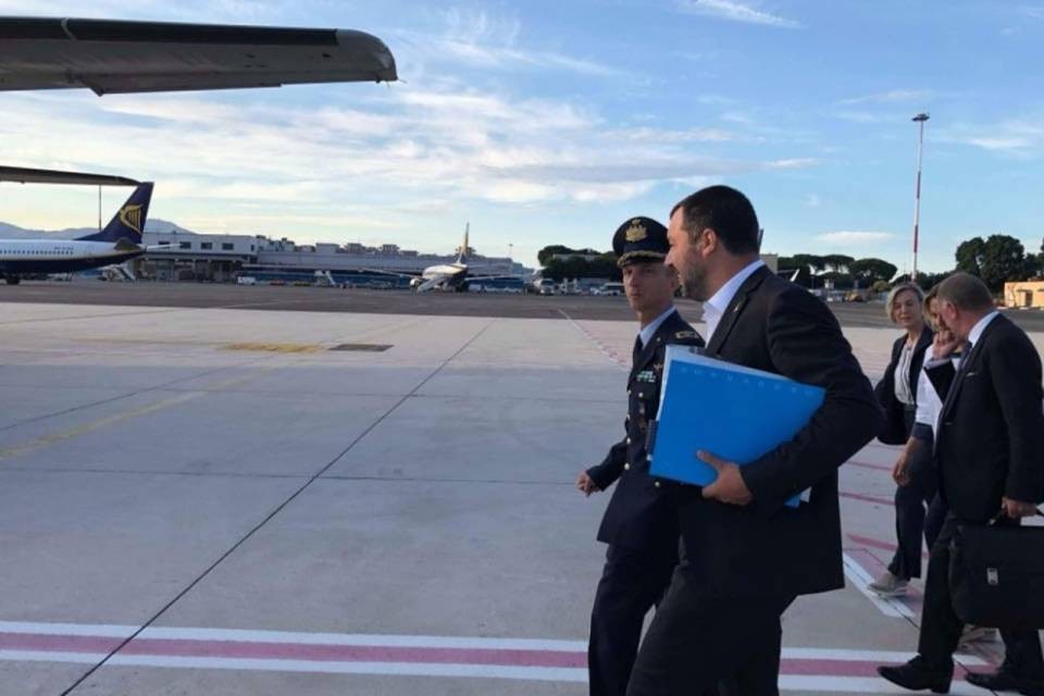 Salvini va in Libia