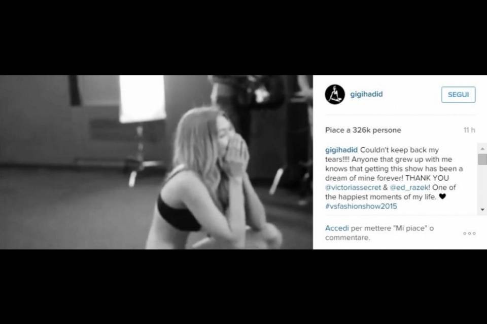 Lacrime di gioia per il nuovo angelo Gigi