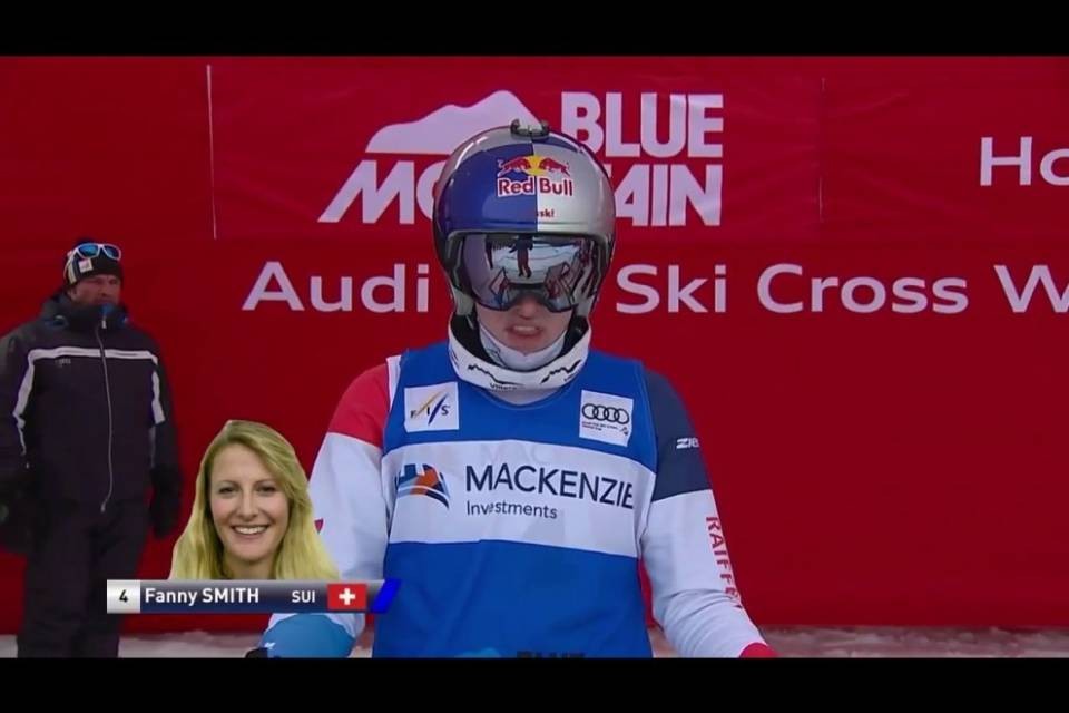 Skicross, fantastica doppietta rossocrociata