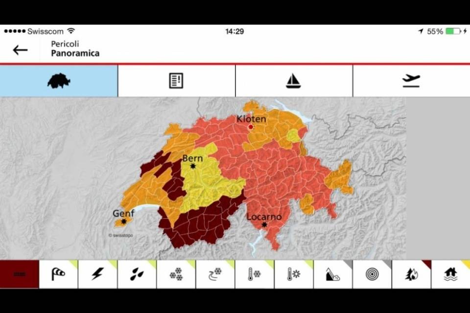 Pericoli naturali? Niente paura, c'è l'App