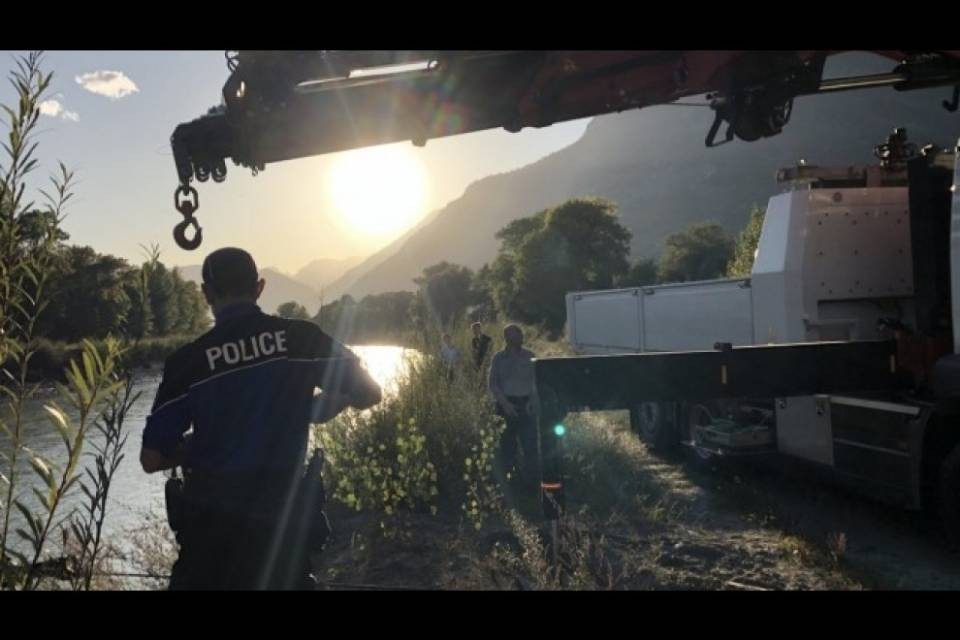 L'auto nel Rodano è quella della tragedia di Chamoson