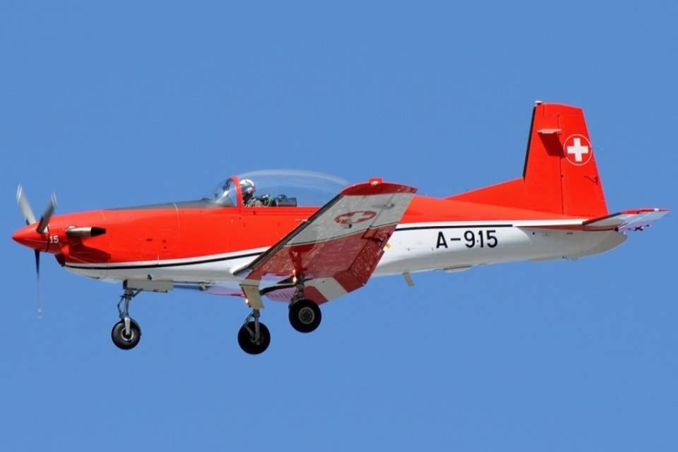 Disperso un PC-7 diretto a Locarno