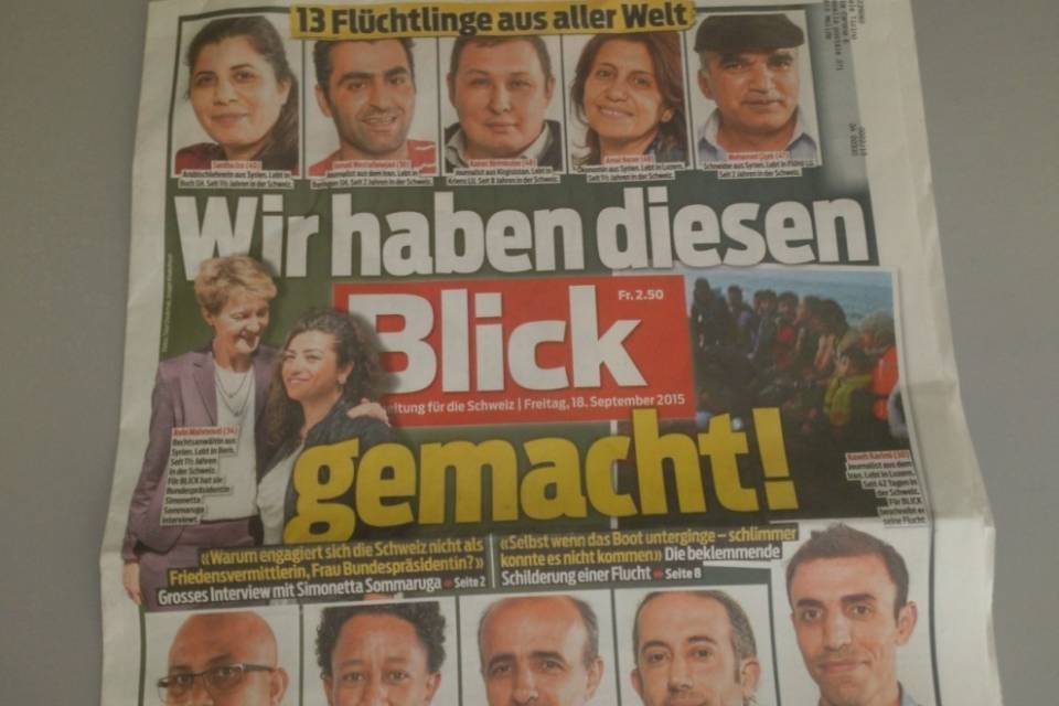 Il "Blick" scritto dai profughi