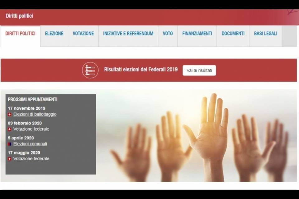 Elezioni comunali del 2020: online il sito internet