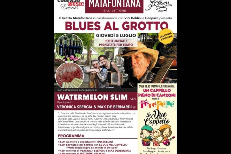 Watermelon Slim stella di "Blues al grotto"