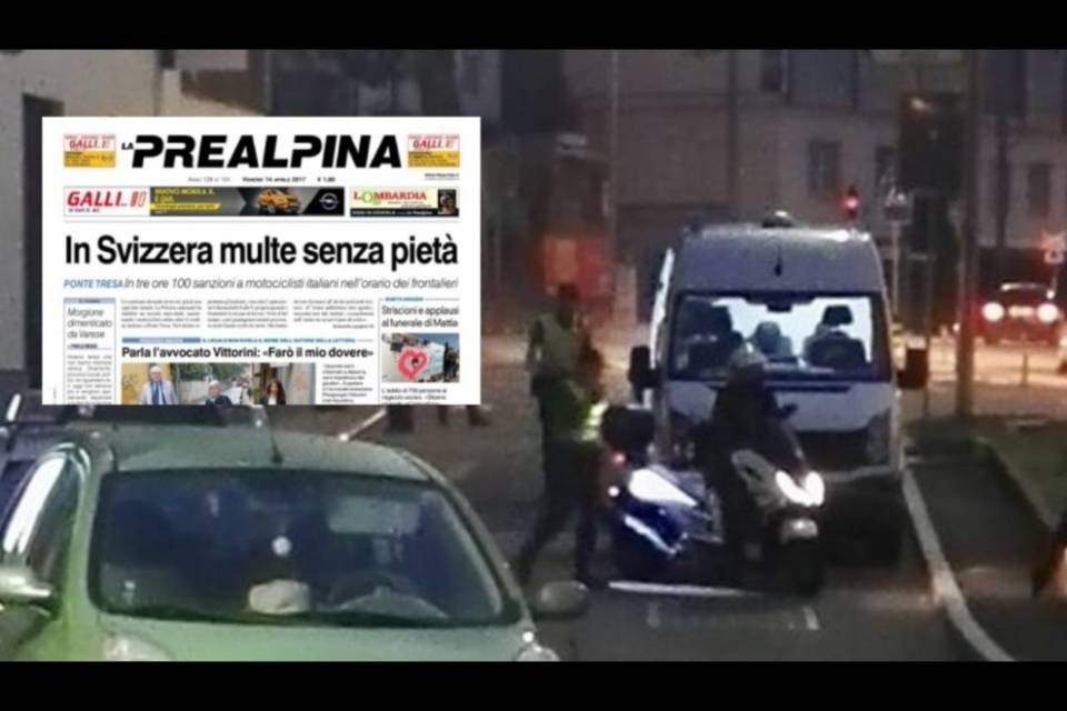"In Svizzera multe senza pietà"