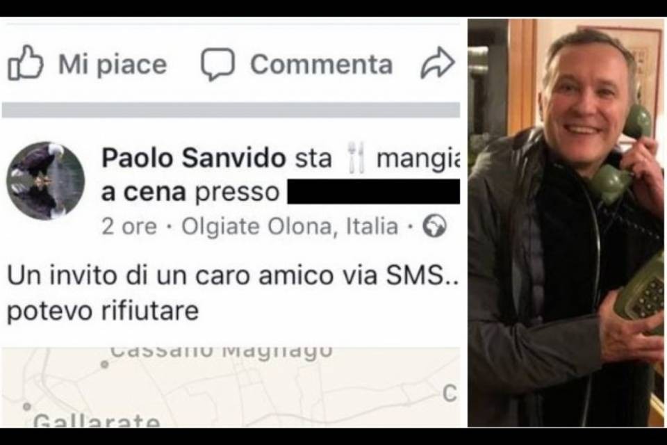 "Un invito di un caro amico via SMS: non potevo rifiutare"