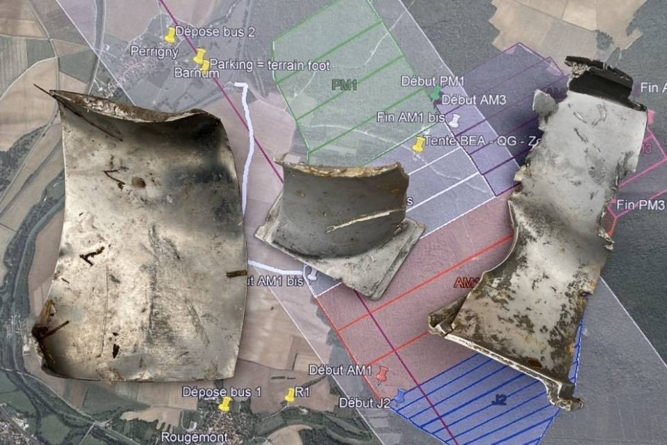 Ritrovati pezzi dell'aereo Swiss persi in volo