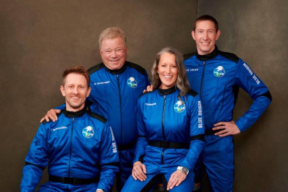 Foto Twitter Blue Origin