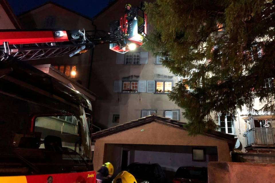 Foto della polizia cantonale grigionese