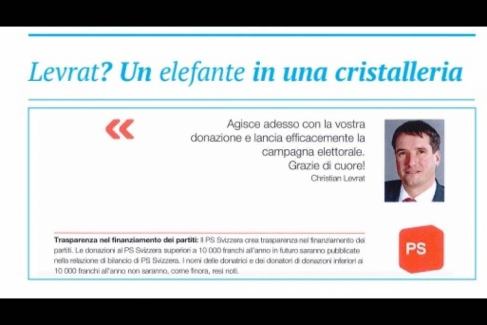 Il PLRT contro Levrat: "Presa di posizione delirante"
