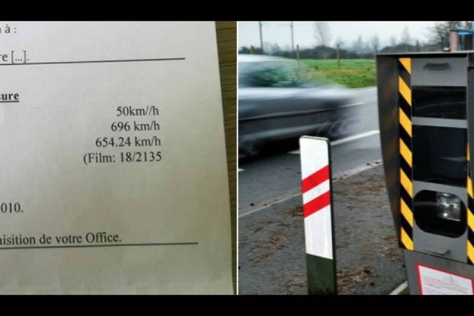 Immortalato a 696 km/h risponde: "Ho solo un'Opel Astra"